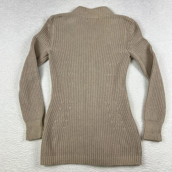Vtg Eddie Bauer Cardigan Sweater Womens Small Chunky Knit Button Front Y2K - Picture 7 of 15